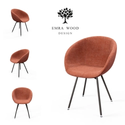 Krzesło KR-501 Ruby Kolory Tkanina City 64 Design Italia 2025-2030
